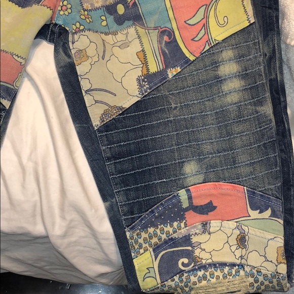 🎉Host Pick 🥳5/20🎉Current/Elliot patchwork jeans - Picture 7 of 8